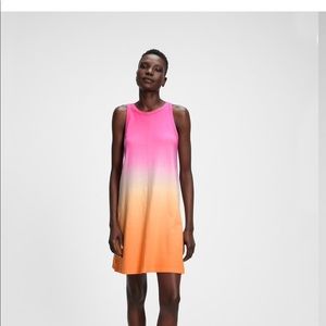 NWT GAP Racerback Mini Dress Pink Multicolor Medium